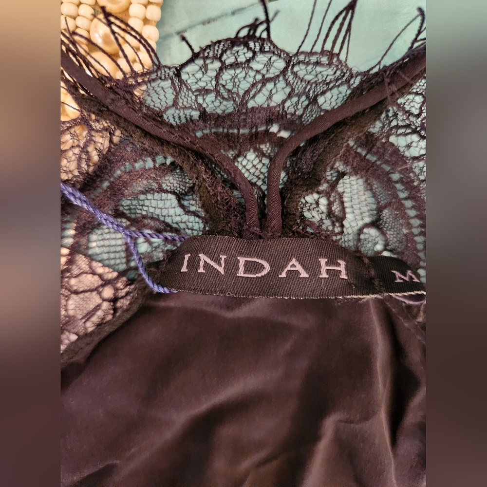 NWT: INDAH ADILA EYELASH LACE CAMISOLE - Picture 7 of 7